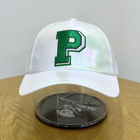 [행복한백화점][파사디]아플리케 포인트 볼캡 화이트 여성 모자 PTMAH963M