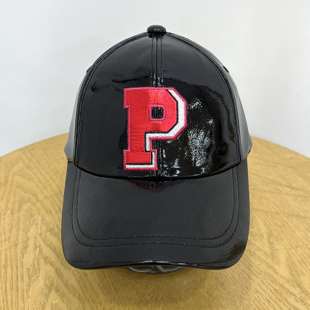 [행복한백화점][파사디]아플리케 포인트 볼캡 블랙 여성 모자 PTMAH963M