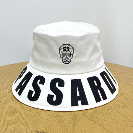 [행복한백화점][파사디]챙 레터링 포인트 로고 버킷햇 아이보리 남성 벙거지 모자 QTSAH804X