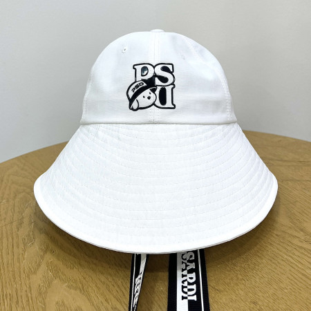 [행복한백화점][파사디]강아지 아트웍 와이드챙 버킷햇 오프화이트 여성 모자 PSFAH902M