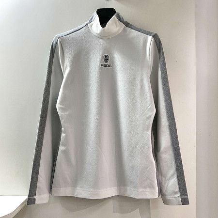 [행복한백화점][파사디]앞뒤배색 하이넥 긴팔 티셔츠 아이보리 여성 P24FTP102X