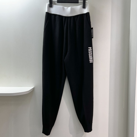 [행복한백화점][파사디]조거핏 니트 팬츠 블랙 여성 간절기 바지 P24FSL509S