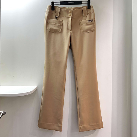 [행복한백화점][파사디]TAPE 장식 부츠컷 팬츠 베이지 여성 바지 P24FSL501M