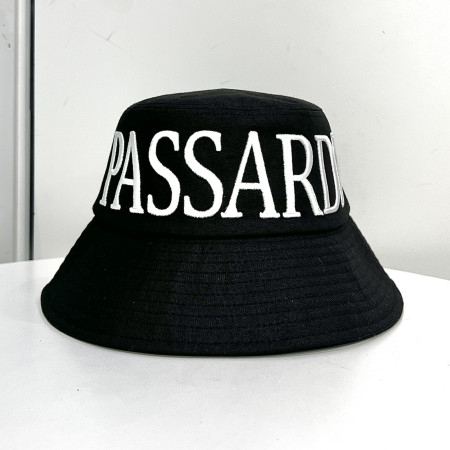 [행복한백화점][파사디]로고 자수 포인트 버킷햇 블랙 남성 모자 QTFAH806M