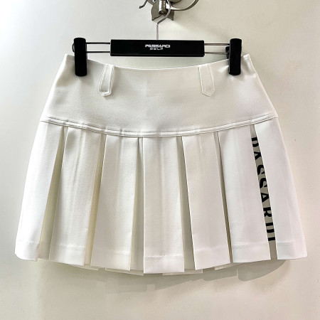 [행복한백화점][파사디]전체 맞주름 플리츠 큐롯 스커트 화이트 여성 치마 P24FSK534M