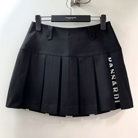 [행복한백화점][파사디]전체 맞주름 플리츠 큐롯 스커트 블랙 여성 치마 P24FSK534M