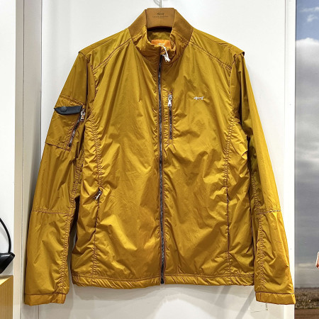 [행복한백화점][루이까스텔]소매 포켓 안감형 바람막이 점퍼 옐로우 남성 7MDJP901