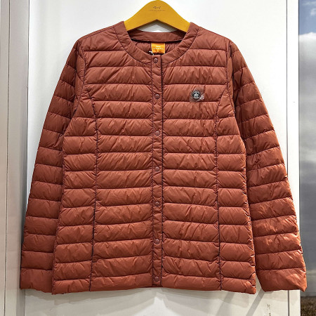 [행복한백화점][루이까스텔]베이직 라운드 경량 구스다운 점퍼 오렌지 여성 7LDJP903