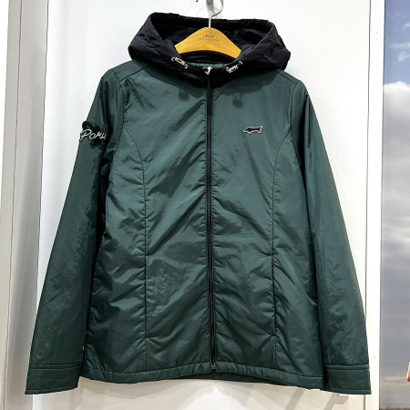 [행복한백화점][루이까스텔]후드 집업 패딩 점퍼 그린 여성 7LDJP904