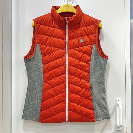 [행복한백화점][루이까스텔]허리 져지배색 기본핏 덕다운 조끼 오렌지 여성 7LDJP910