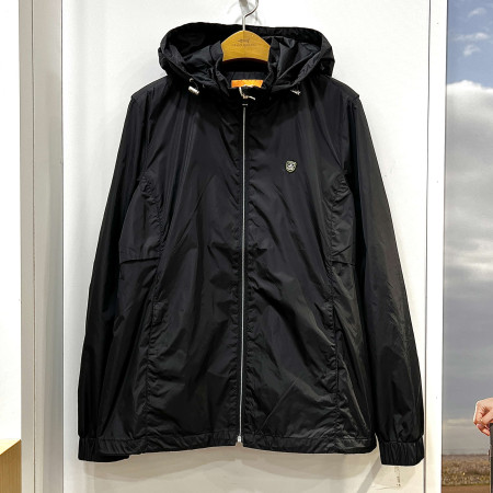 [행복한백화점][루이까스텔]뒤후라시 안감형 중기장 후드 집업 점퍼 블랙 여성 7LDJP901