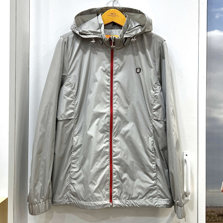 [행복한백화점][루이까스텔]뒤후라시 안감형 중기장 후드 집업 점퍼 라이트그레이 여성 7LDJP901