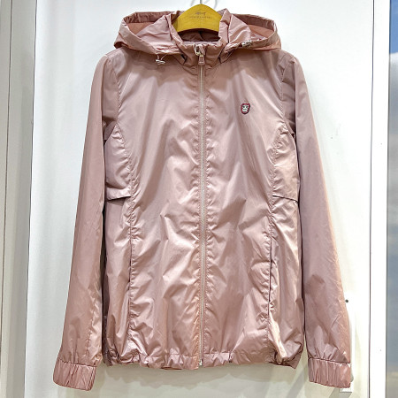 [행복한백화점][루이까스텔]뒤후라시 안감형 중기장 후드 집업 점퍼 핑크 여성 7LDJP901