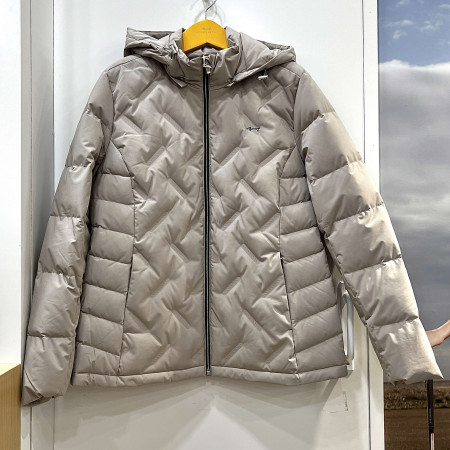 [행복한백화점][루이까스텔]후드탈부착 튜브 구스다운 점퍼 베이지 여성 7LDJP002