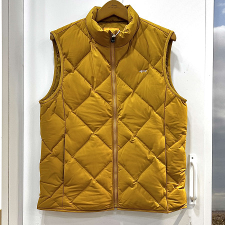 [행복한백화점][루이까스텔]다이아몬드 제직 튜브 덕다운 조끼 옐로우 남성 7MDJP905