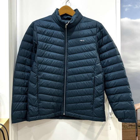 [행복한백화점][루이까스텔]베이직 경량 구스다운 점퍼 터키블루 남성 7MDJP902