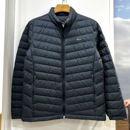 [행복한백화점][루이까스텔]베이직 경량 구스다운 점퍼 다크그레이 남성 7MDJP902