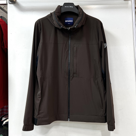 [행복한백화점][디즈니골프]간절기 바람막이 스윙 점퍼 브라운 남성 SO3MJP001