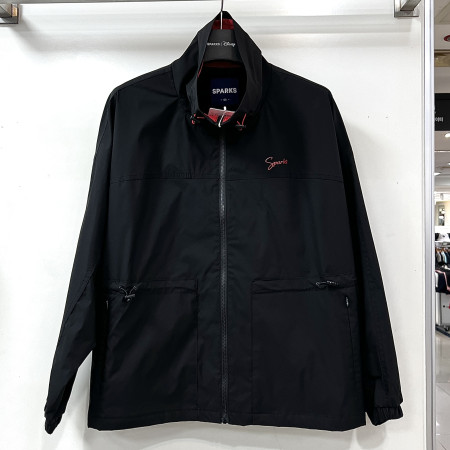 [행복한백화점][디즈니골프]스팍스 스트링 포인트 루즈핏 바람막이 점퍼 블랙 여성 SO3LJB001 