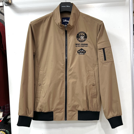 [행복한백화점][디즈니골프]캐릭터 아트웍 바람막이 집업 점퍼 세피아 남성 DO3MJP001