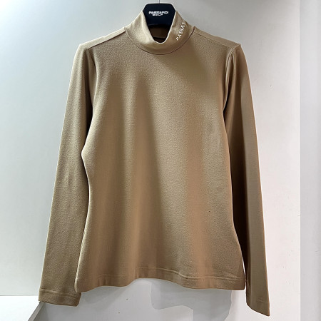 [행복한백화점][파사디]하프넥 기본 반목 이너 긴팔 티셔츠 베이지 여성 P24ATPF10H