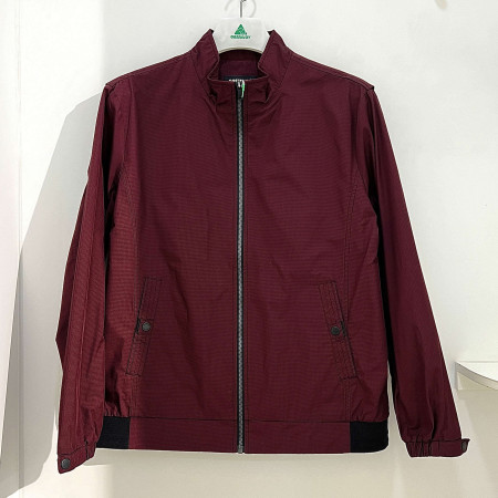 [행복한백화점][그린조이]잔체크패턴 항공 점퍼 와인 남성 GM24WJ21M