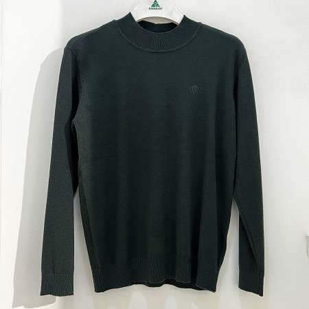 [행복한백화점][그린조이]솔리드 쉐타 반목 니트 진초록 남성 GF24SL51M