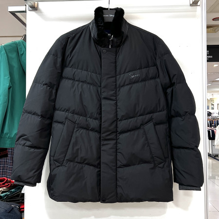 [행복한백화점][디즈니골프]렉스퍼에리 배색 덕다운 점퍼 블랙 남성 SO4MJP030