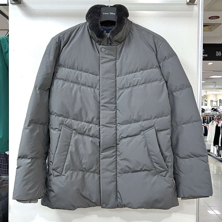 [행복한백화점][디즈니골프]렉스퍼에리 배색 덕다운 점퍼 그레이 남성 SO4MJP030