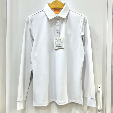 [행복한백화점][루이까스텔]SS 카라 로고 배색 긴팔 티셔츠 여성 7LETS302