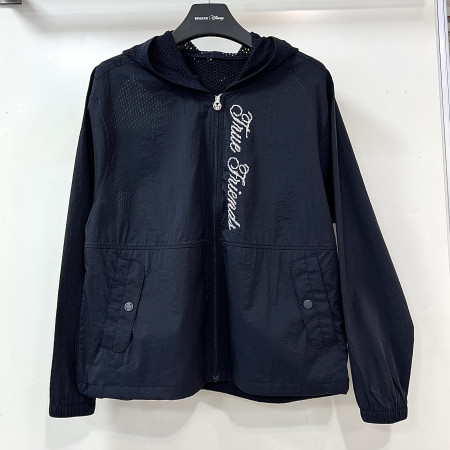 [행복한백화점][디즈니골프]아트웍 메쉬 후드 바람막이 점퍼 네이비 여성 DP1LJB015