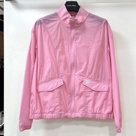 [행복한백화점][디즈니골프]심플 로고 하프넥 집업 바람막이 점퍼 라이트핑크 여성 SP1LJB003