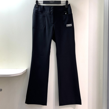 [행복한백화점][파사디]스컬 허리 밴딩 부츠컷 팬츠 블랙 여성 바지 P25SSL504M