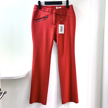 [행복한백화점][파사디]오비 변형 부츠컷 팬츠 레드 여성 바지 P25SSL502M