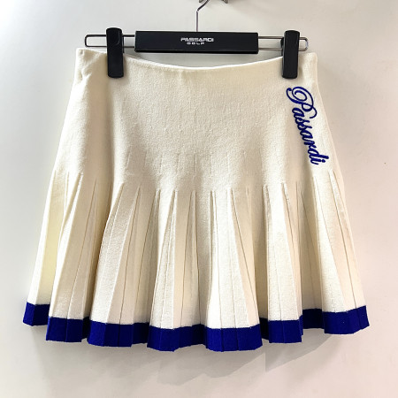 [행복한백화점][파사디]니트 플리츠 스커트 아이보리 여성 치마 P25SKK331S