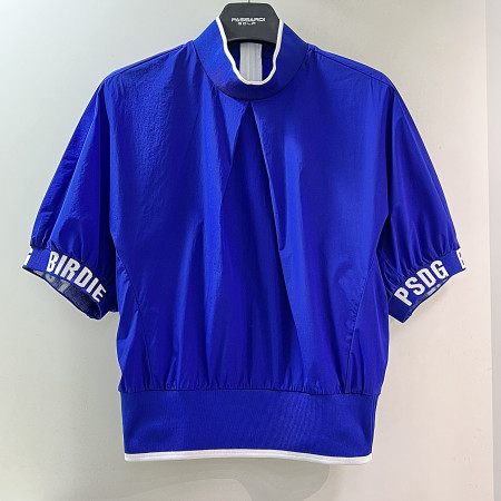 [행복한백화점][파사디]냉감 홑겹 우븐 반목 티셔츠 코발트 여성 P25MTP154M