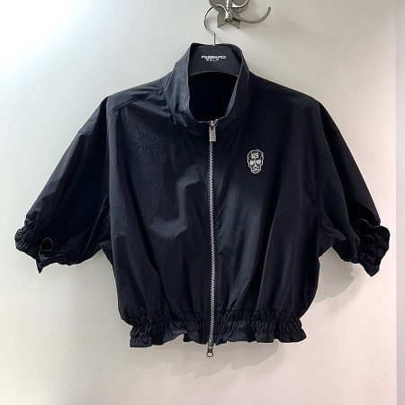 [행복한백화점][파사디]나일론 캐주얼 반팔 점퍼 블랙 여성 P25MWJ751X