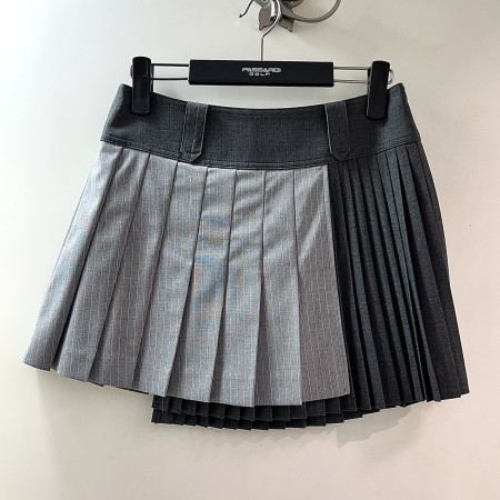 [행복한백화점][파사디]2단 주름 큐롯 스커트 차콜그레이 여성 P25SSK533X