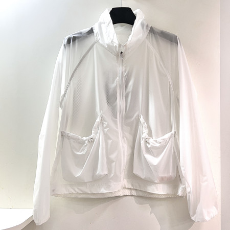 [행복한백화점][파사디]에리 셔링 집업 점퍼 화이트 여성 P25SWJ702X