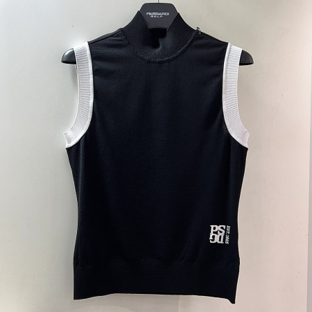 [행복한백화점][파사디]하이넥 민소매 풀오버 니트 블랙 여성 P25MKS394M