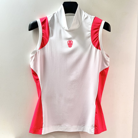 [행복한백화점][파사디]크롭기장 반목 민소매 티셔츠 화이트 여성 P25MTL193X