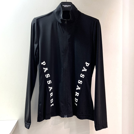 [행복한백화점][파사디]로고포인트 긴팔 져지 집업 점퍼 블랙 여성 P25MTJ195M