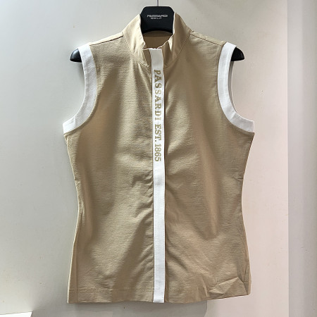 [행복한백화점][파사디]라인배색 풀집업 민소매 티셔츠 베이지 여성 P25MTL184M