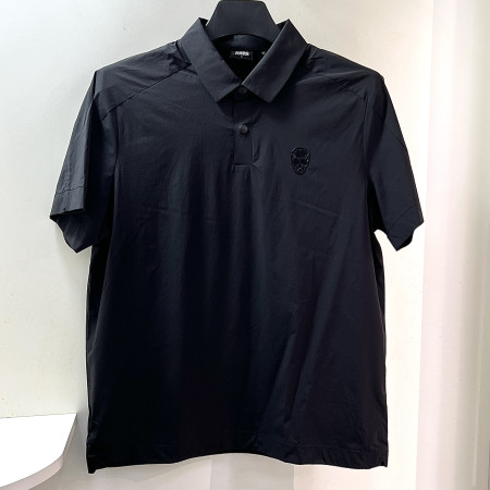 [행복한백화점][파사디]앞마이 핫멜팅 우븐 제에리 반팔 티셔츠 블랙  남성 Q25MTY071B