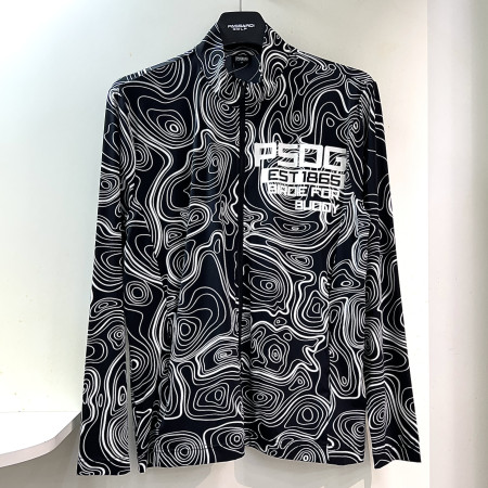 [행복한백화점][파사디]NY 프린트 패턴 냉감 집업 티점퍼 블랙 남성 Q25MTJ082X