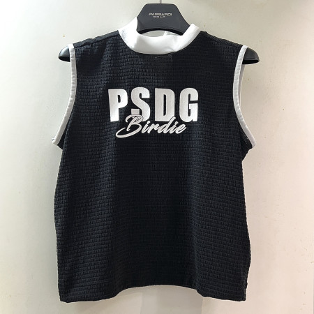 [행복한백화점][파사디]리본장식 민소매 티셔츠 블랙 여성 P25MTL186B