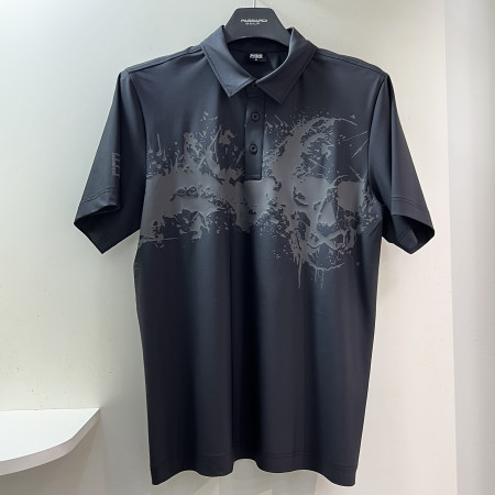 [행복한백화점][파사디]스컬 프린트 반팔 제에리 티셔츠 블랙 남성 Q25MTY073X