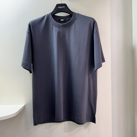 [행복한백화점][파사디]라운드넥 기본 반팔 티셔츠 블루 남성 Q25MTP057R