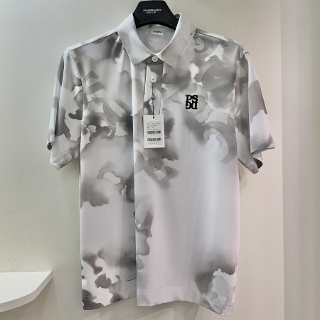 [행복한백화점][파사디]시즌패턴 반팔 제에리 티셔츠 차콜그레이 남성 Q25MTY065M