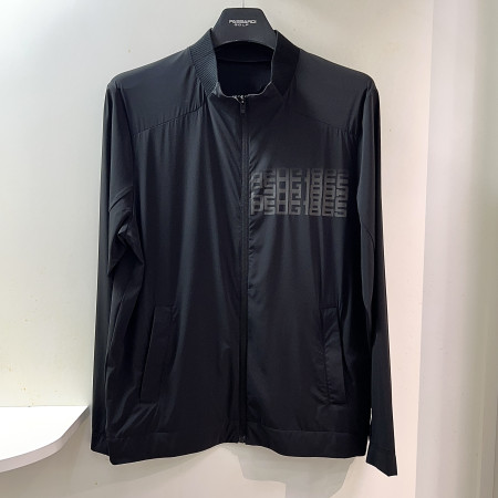 [행복한백화점][파사디]에리변형 집업 점퍼 블랙 남성 Q25SWB604X